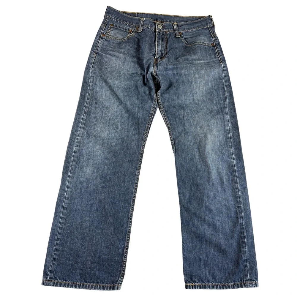 Levi's 569 Loose Straight Jeans Mens 32x32 Blue Denim Rugged Relaxed Streetwear